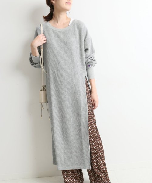 セール Champion チャンピオン Slobe別注クルーネックスリット ワンピース スローブ イエナ Slobe Iena Magaseek