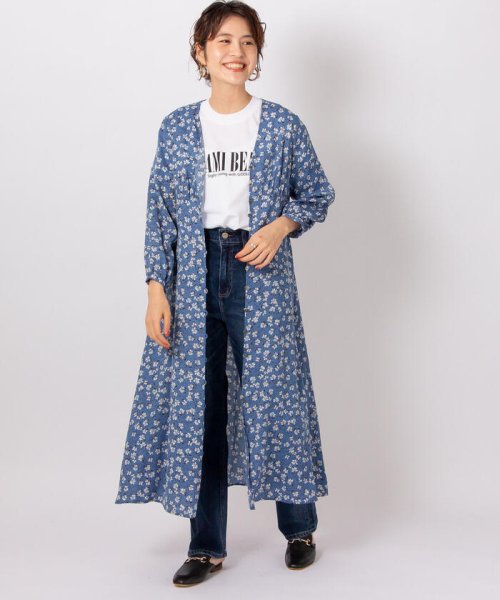 セール 小花プリントフレアワンピース ノーリーズ Nolley S Magaseek