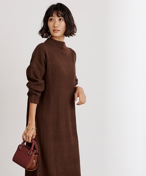 ボトルネックニットワンピース ユアーズ Ur S Magaseek