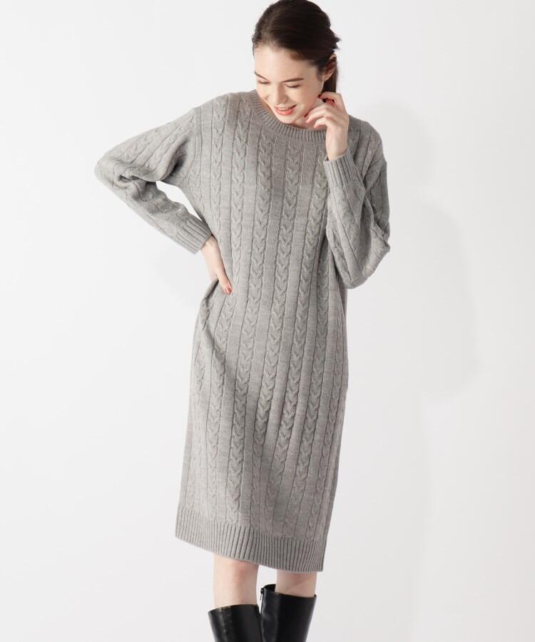 S Ll ケーブルニットワンピース グローブ Grove Magaseek