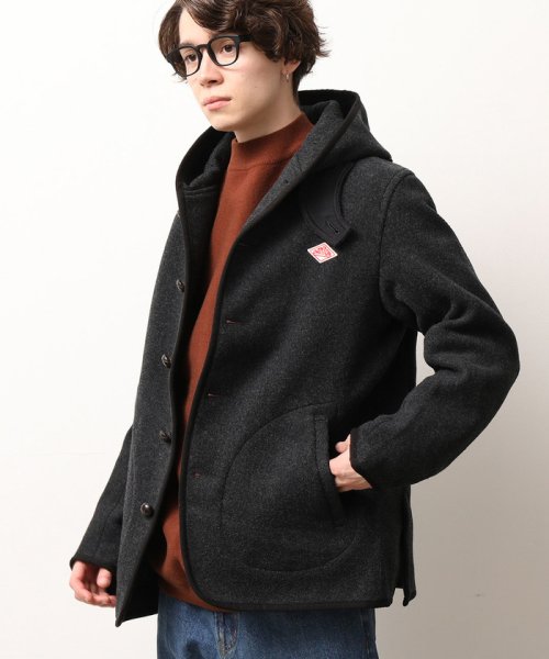 Danton ダントン ウールモッサフードブルゾン ジュンレッド Junred Magaseek