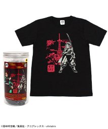 TopIsm(トップイズム)/鬼滅の刃（きめつのやいば）ボトルTシャツ限定モデル3種類/ブラック