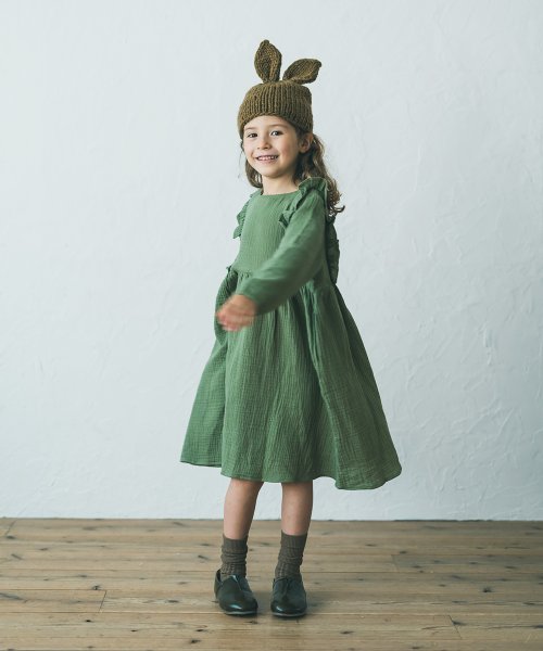 セール ダブルガーゼフリルワンピース リジェール Riziere Magaseek