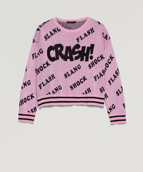セール 総柄ニット セーター シスレーヤング Sisley Young Magaseek セール 総柄ニット セーター シスレーヤング Sisley Young Magaseek
