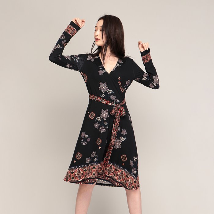 セール ワンピース長袖 Singapur デシグアル Desigual Magaseek