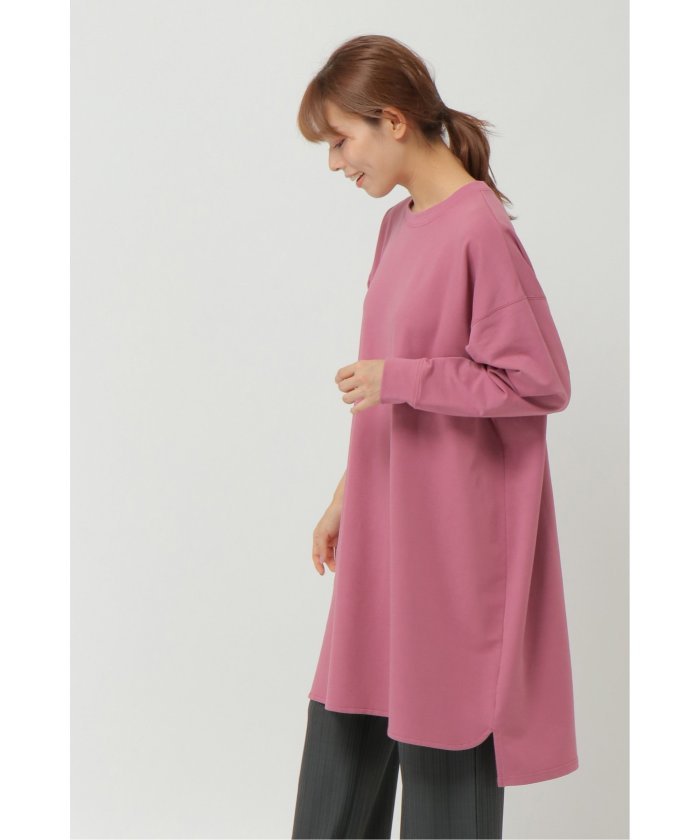 セール やわらか裏毛カットソーワンピース エルビーシー Lbc Magaseek