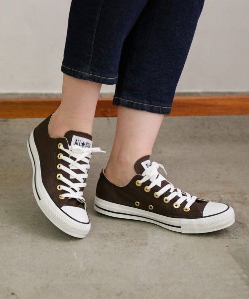 ROPE PICNIC PASSAGE(ロペピクニック パサージュ)/【CONVERSE】ALLSTAR  FLAT EYELETS OX/ダークブラウン（20）