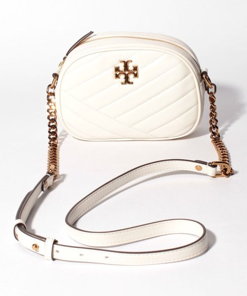 TORY BURCH(トリーバーチ)/【TORY BURCH】KIRA CHEVREON SMALL CAMERA BAG/NEWIVORY