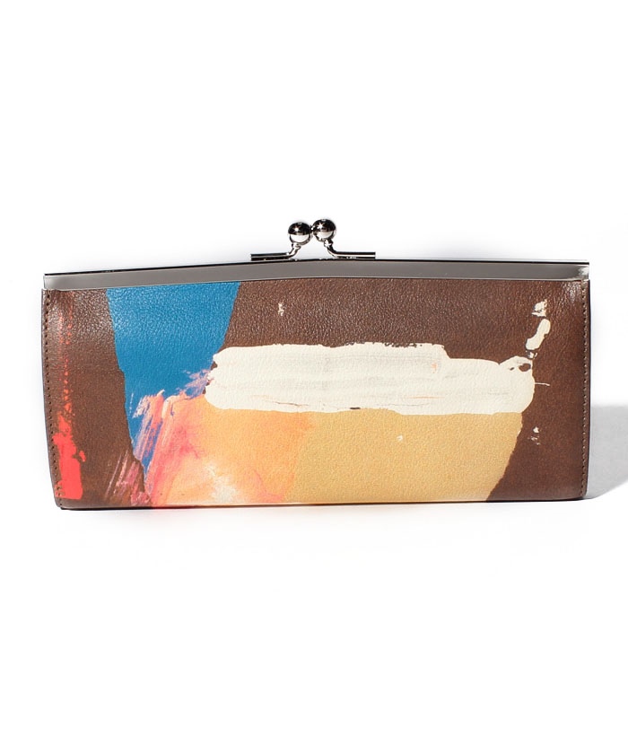未使用　アイアイズ　口金長財布　※注意点有 セール 50%OFF】アイアイズ I Eye's abstract 口金外ファスナー
