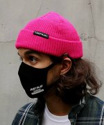 ＜マガシーク＞ メンズビギ マスク用イヤーフック付きニットキャップ メンズ ピンク FREE Men's Bigi】画像