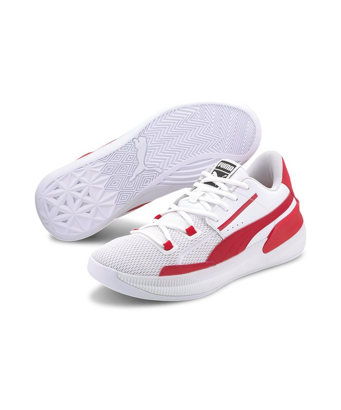 61%OFF！＜マガシーク＞ プーマ クライド ハードウッド チーム バスケットボール シューズ メンズ PUMAWHITE-HIGHRISKRED 27.5 PUMA】 タイムセール開催中】