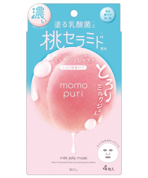 momopuri(ももぷり)/ももぷり　潤い濃密ミルクジュレマスク/その他