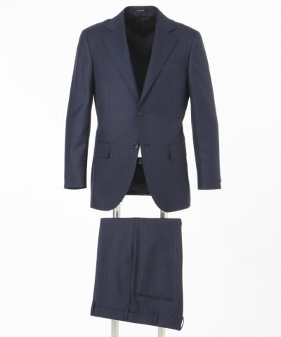 【Essential Clothing】ピンヘッドミックスストライプ スーツ /
