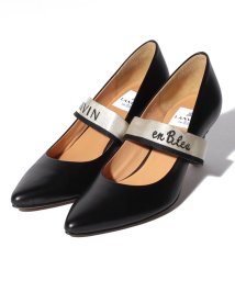 LANVIN en Bleu (SHOES)(ランバンオンブルー（シューズ）)/ポインテッドトゥ２WAYパンプス/ブラック