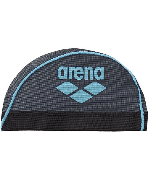 arena (アリーナ)/アリーナロゴメッシュキャップ/ブラック×ブルー