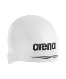 arena (アリーナ)/【FINA承認】アクアフォース3Dシールド シリコンキャップ/ホワイト系 
