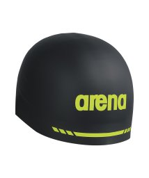 arena (アリーナ)/【選手着用モデル】アクアフォース3Dソフトシリコンキャップ（FINA承認）/ブラック系