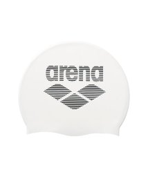 arena (アリーナ)/BIGアリーナロゴ シリコンキャップ/ホワイト系 