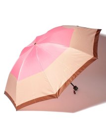 FURLA(フルラ)/FURLA（フルラ）折りたたみ傘　カラーボーダー/ピンク