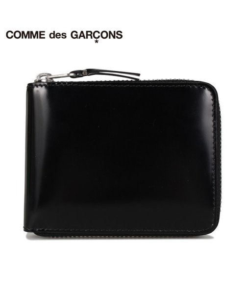 コムデギャルソン COMME des GARCONS 財布 二つ折り メンズ レディース ラウンドファスナー MIRROR INSIDE WALLET  ブラック(503568527) | コムデギャルソン(COMMEdesGARCONS) - MAGASEEK