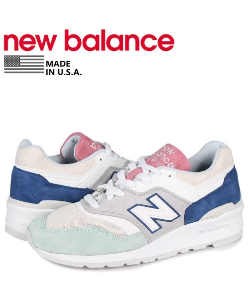 new balance(ニューバランス)/ニューバランス new balance 997 スニーカー メンズ Dワイズ MADE IN USA ホワイト 白 M997SOA/その他