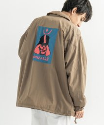 Rocky Monroe(ロッキーモンロー)/Mark Gonzales マークゴンザレス 2G5－60902 コーチジャケット ナイロンジャケット メンズ レディース ライトアウター オーバーサイズ バッ/ベージュ