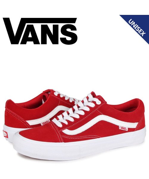 VANS(ヴァンズ)/VANS ヴァンズ オールドスクール プロ スニーカー メンズ レディース バンズ OLD SKOOL PRO レッド VN000ZD4AJL/その他