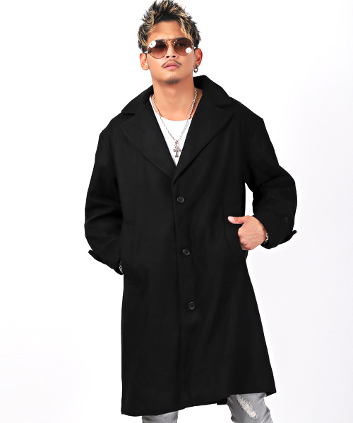 チェスターコート(ブラック・黒色)のファッション通販 - MAGASEEK