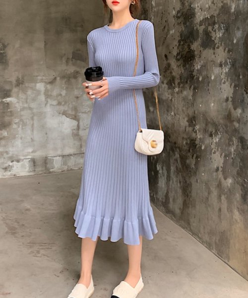 リブニット マーメイド ワンピース グランディール Grandeir Magaseek