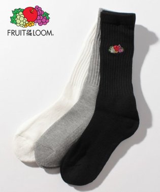 FRUIT OF THE LOOM/C 底パイル刺繍 ソックス 靴下/503545166