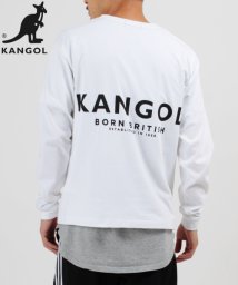 KANGOL(KANGOL)/【KANGOL】 カンゴール ワンポイント ロングTシャツ　ユニセックス/オフホワイト