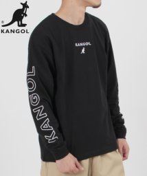 KANGOL(KANGOL)/【KANGOL】 カンゴール ソデロゴプリント ロングTシャツ ユニセックス/ブラック