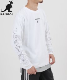 KANGOL(KANGOL)/【KANGOL】 カンゴール ソデロゴプリント ロングTシャツ ユニセックス/オフホワイト