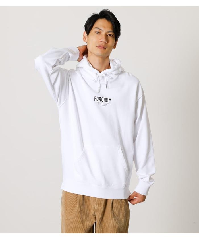 50%OFF！＜マガシーク＞ アズールバイマウジー FORCIBLY HOODIE メンズ WHT L AZUL BY MOUSSY】 タイムセール開催中】