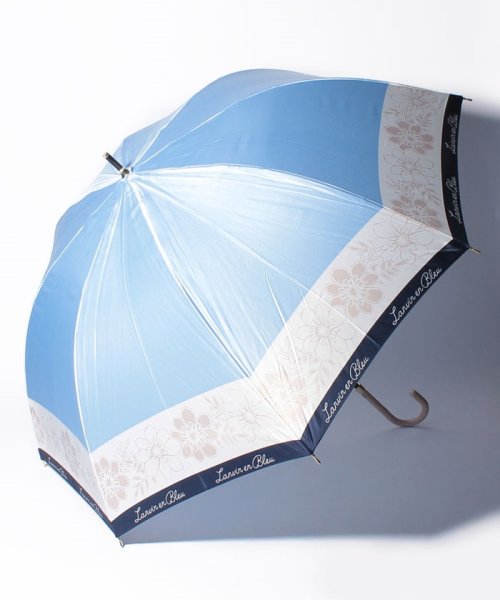 LANVIN en Bleu(umbrella)(ランバンオンブルー（傘）)/LANVIN en Bleu 傘 ”フラワー”/サックスブルー