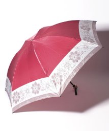 LANVIN en Bleu(umbrella)(ランバンオンブルー（傘）)/LANVIN en Bleu 折りたたみ傘 ”フラワー”/ローズピンク