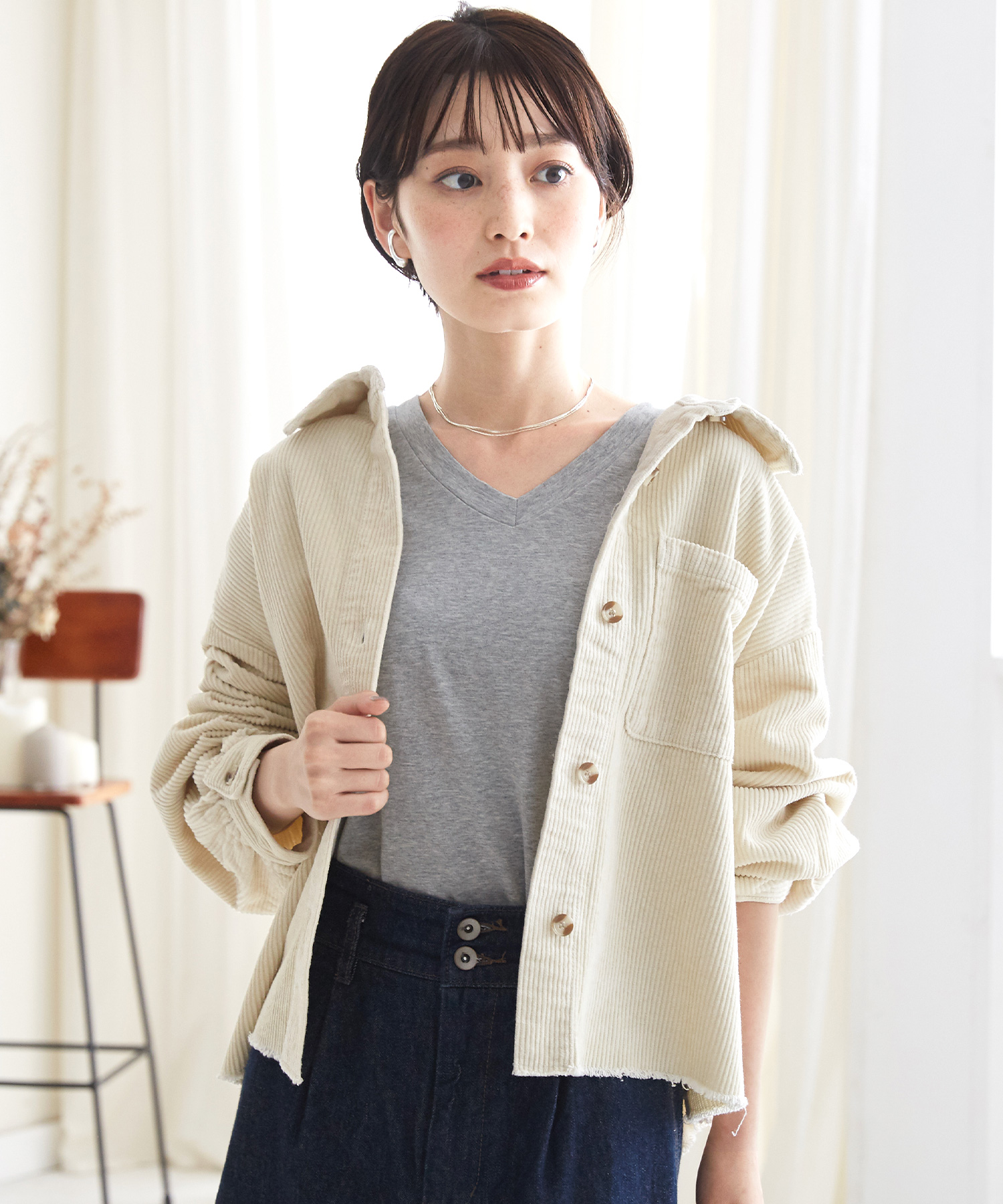 Happy急便 By Verita Jp コーデュロイジャケット レディース アイボリー M Happy Exp 雑記帳