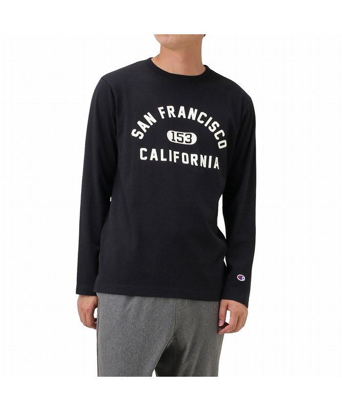 セール Champion チャンピオン カレッジプリントロングスリーブtシャツ C3 S419 503578094 マックハウス メンズ Mac House Men Magaseek