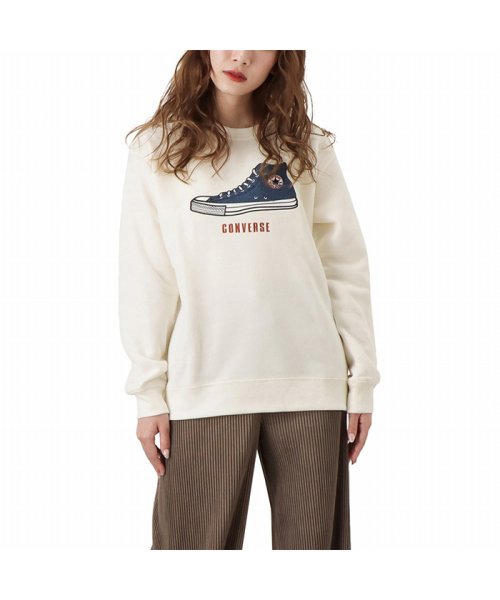 セール Converse コンバース 起毛シューズサガラトレーナー 04 4870 マックハウス レディース Mac House Women Magaseek