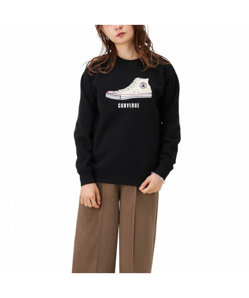 Converse コンバース 起毛シューズサガラトレーナー 04 4870 マックハウス レディース Mac House Women Magaseek