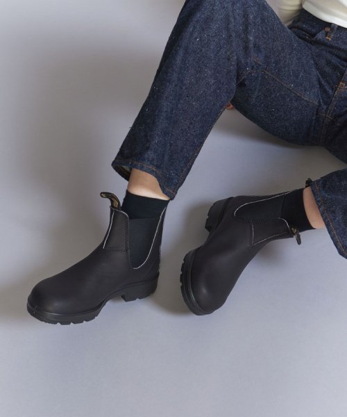 BEAUTY&YOUTH UNITED ARROWS(ビューティーアンドユース　ユナイテッドアローズ)/＜Blundstone＞レザーサイドゴアブーツ/BLACK