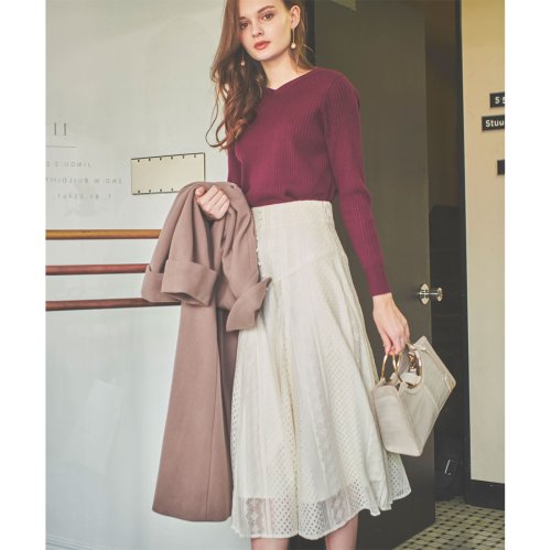 セール 切替フレアレーススカート ノエラ Noela Magaseek