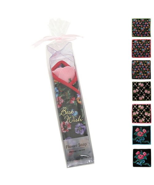 フェイラー Feiler タオルハンカチ フラワーソープ ショッパー付き ハンカチ ギフトセット プレゼント フェイラー Feiler Magaseek