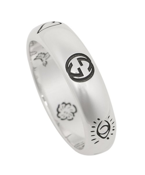 セール グッチ リング Gucci J8400 0701 ブラインド フォー ラブ Blind For Love 指輪 メンズ レディース シルバー グッチ Gucci Magaseek