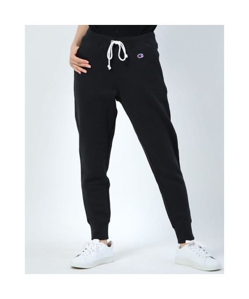チャンピオン Champion レディース スウェットロングパンツ Sweat Pant Cw Q1 ブラック チャンピオン Champion Magaseek