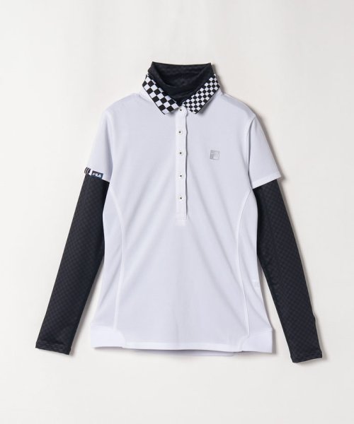 FILA GOLF(フィラゴルフ（レディース）)/半袖ポロシャツ/ホワイト