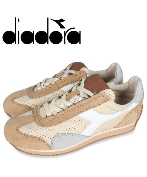 セール ディアドラ Diadora ディアドラ Diadora エキップ イタリア スニーカー メンズ イタリア製 Equipe Italy ベージュ Magaseek