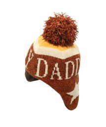 DaddyOhDaddy(ダディオダディ)/【子供服】 Daddy Oh Daddy (ダディオダディ) 耳付き星条旗柄ニット帽・帽子 49cm，53cm V53450/ブラウン