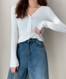 カーディガン ホワイト 白色 のファッション通販 Magaseek