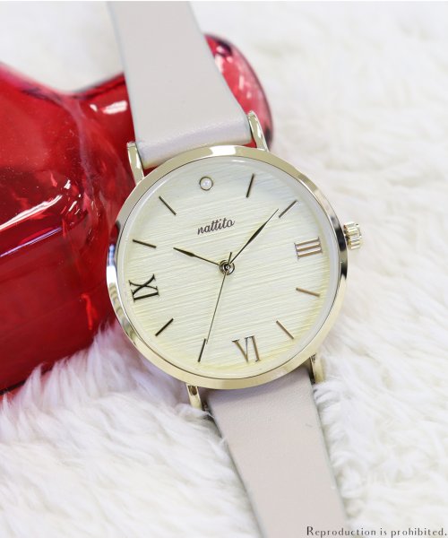 nattito(ナティート)/【メーカー直営店】腕時計 レディース フィールドワーク ジャギー GY019/グレー